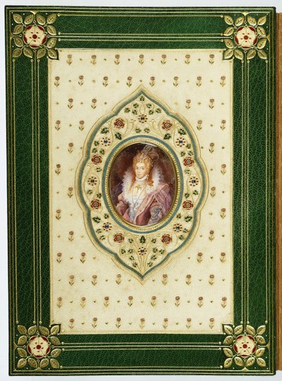 Un portrait ovale de la reine Elizabeth I - Sangorski and Sutcliffe