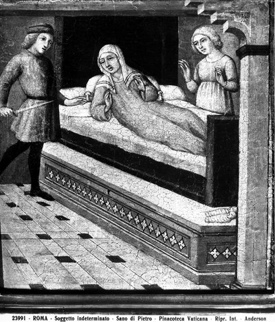 Miracle du bébé mort-né - Sano di Pietro