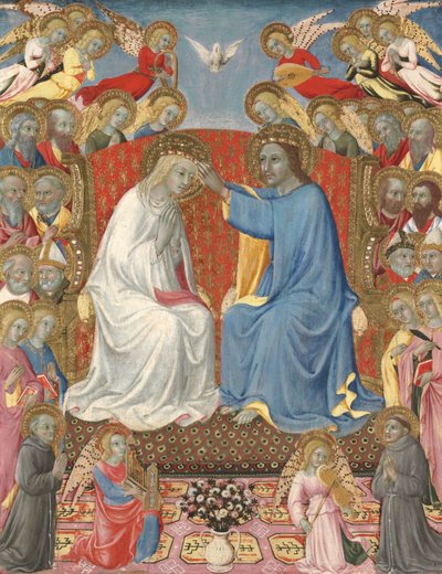 Le Couronnement de la Vierge - Sano di Pietro