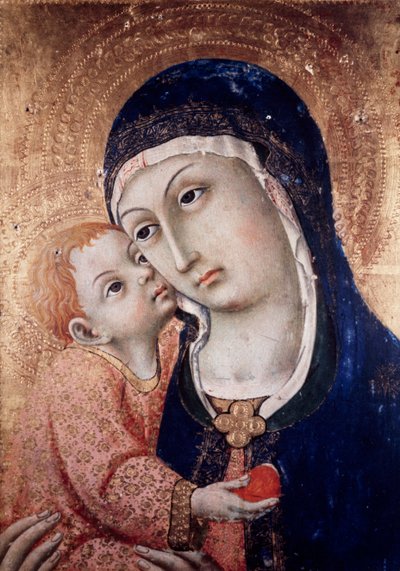 Madone et Enfant - Sano di also Ansano di Pietro di Mencio Pietro