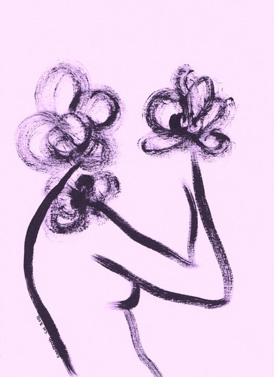 Fleur nue abstraite - Santhosh ch