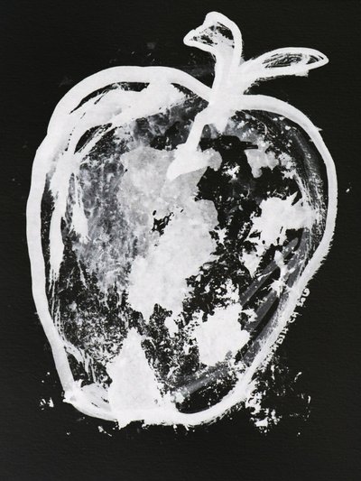 Pomme blanche abstraite - Santhosh ch