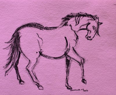 Contour dynamique de cheval - Santhosh ch