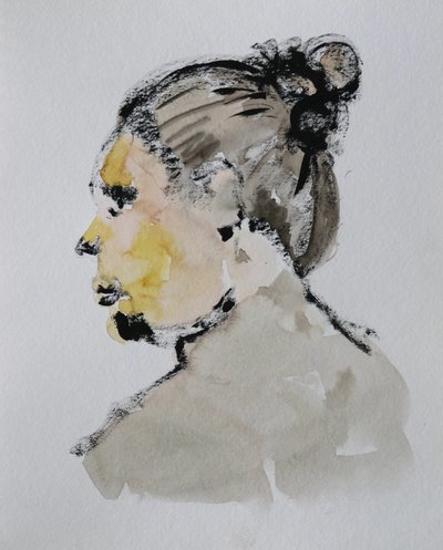 Portrait de profil expressif - Santhosh ch