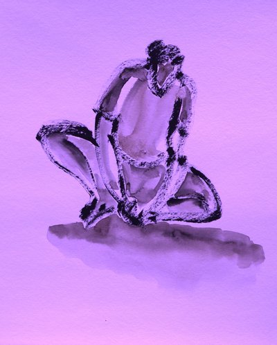 Réflexion à genoux - Santhosh ch