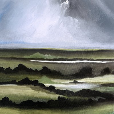 Paysage violet brumeux - Santhosh ch