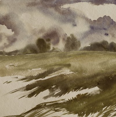 Moody Field sous les nuages d