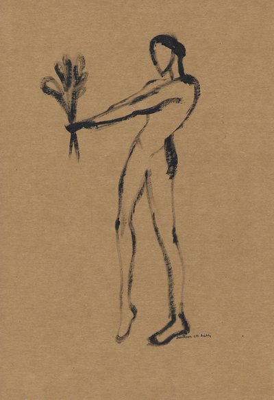Figure nue tenant du blé - Santhosh ch