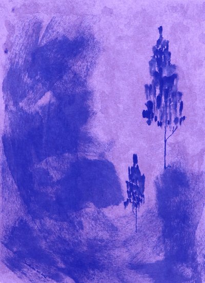 Sereins arbres violets - Santhosh ch