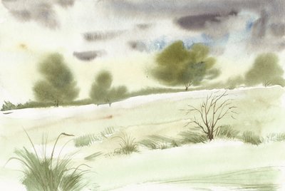 Paysage serein à l