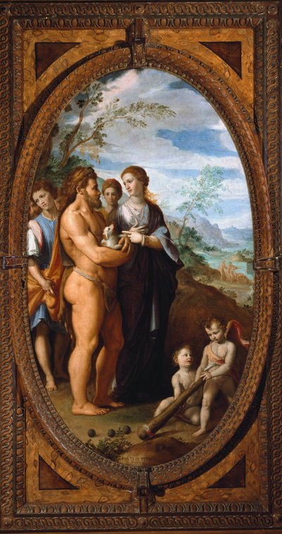 Hercule et Omphale - Santi di Tito