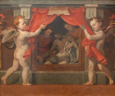 Pietà avec deux chérubins, vers 1576 - Santi di Tito