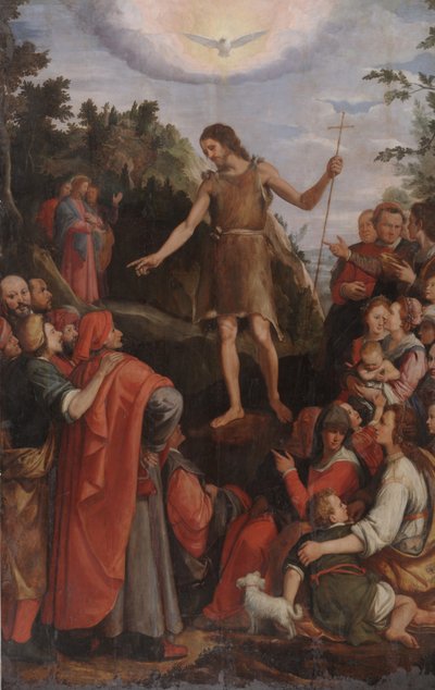 Saint Jean-Baptiste prêchant dans le désert - Santi di Tito