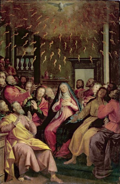 La Pentecôte, vers 1598 - Santi di Tito