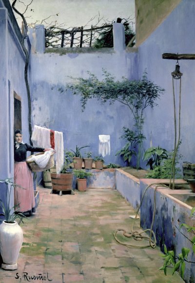 Patio intérieur - Santiago Rusinol i Prats