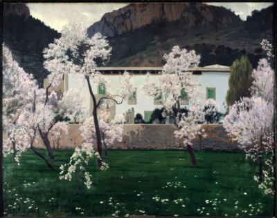 Amandiers en fleurs - Santiago Rusiñol