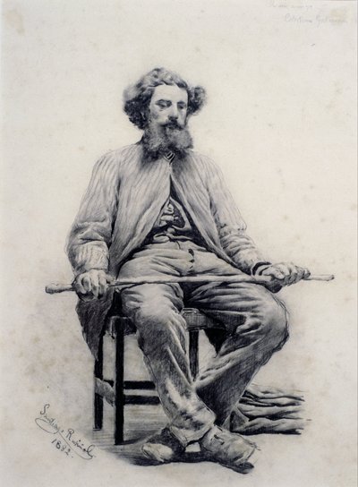 Homme assis - Santiago Rusiñol