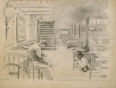 En attendant les clients - Santiago Rusiñol