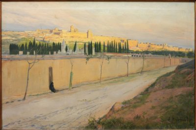 Chemin vers le cimetière - Santiago Rusiñol