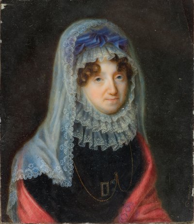 Portrait de Lucy Byng, Comtesse douairière de Bradford (1766-1844), vers 1806-44 - Santo Panario