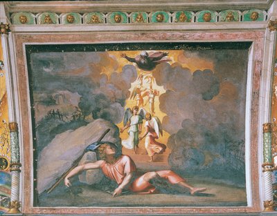 Le rêve de Jacob - Sanzio of Urbino (workshop) Raphael