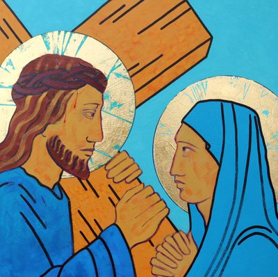 Jésus rencontre sa mère - Sara Hayward