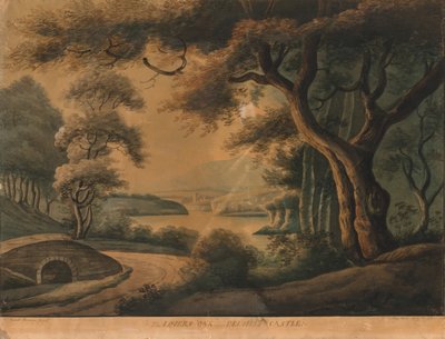 Le Chêne des Amoureux près du Château de Delville, fin du 18ème siècle - Sarah Broome
