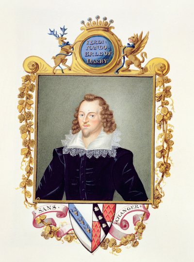 Portrait de Ferdinando Stanley, 5e comte de Derby, tiré de 