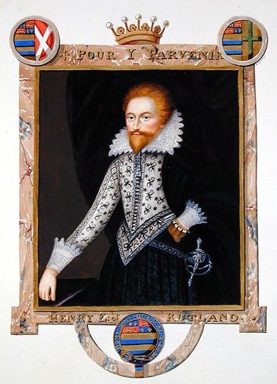 Portrait de Henry Manners (d.1563) 2e comte de Rutland - Sarah Countess of Essex