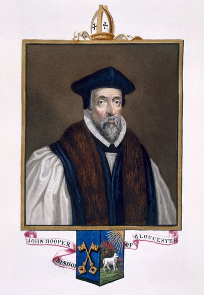 Portrait de John Hooper, évêque de Gloucester, de 