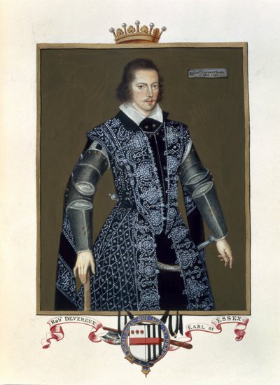 Portrait de Robert Devereux (1566-1601) 2e Comte d