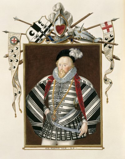 Portrait de Sir Henry Lee (1530-1610) tiré de 