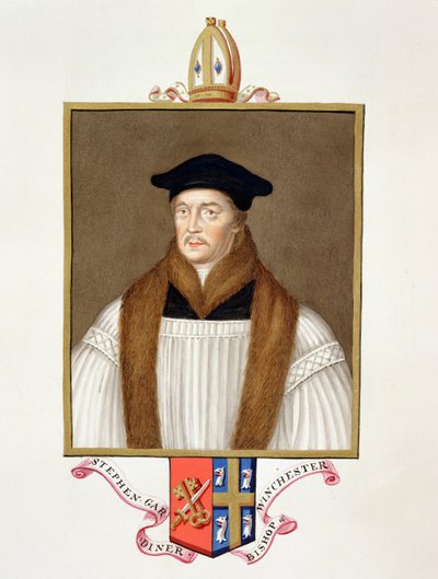 Portrait de Stephen Gardiner (vers 1483-1555) évêque de Winchester de 