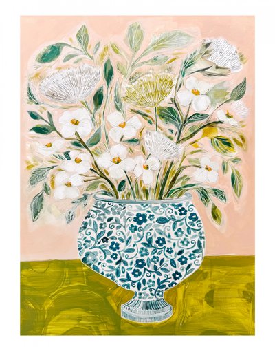 11 x 14 cm - Fleurs rougissantes - Sarah Fitzgerald