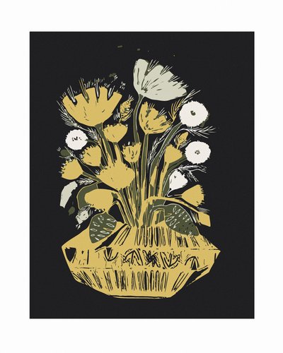 Fleurs dorées rustiques - Sarah Fitzgerald