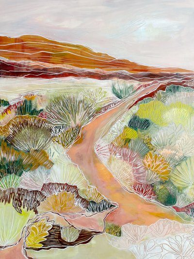 Sentier sinueux dans le désert - Sarah Fitzgerald