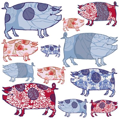 Piggy au milieu, 2005 - Sarah Hough