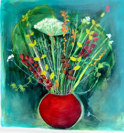 Vase marron, 2022 - Sarah Thompson Engels