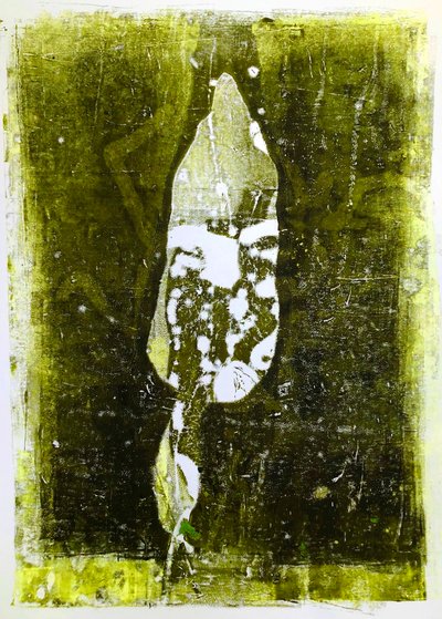 Feuille abstraite - Sarah Thompson Engels