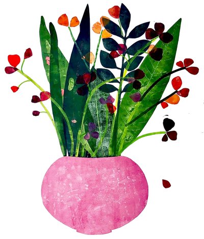 Pot rose - Sarah Thompson Engels