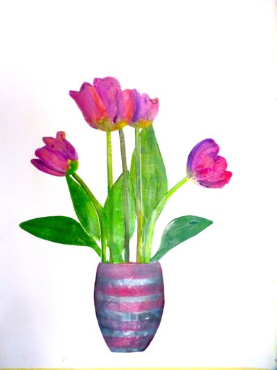 Tulipes 1 - Sarah Thompson Engels