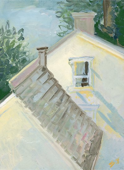 Lumière dorée, vers 2020 (huile sur toile) - Sarah Tudor