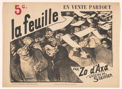 Affiche pour La feuille par Zo d