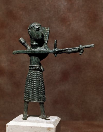 Culture nuragique sarde : statuette d