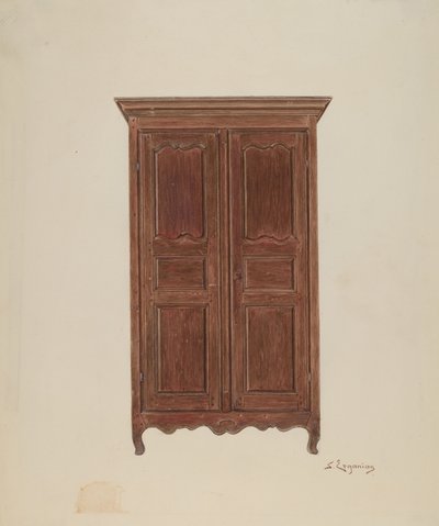 Armoire, vers 1939 - Sarkis Erganian