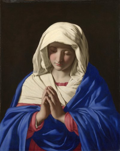La Vierge en prière, 1640s - Sassoferrato