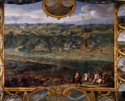 Les actions du Prince Louis II de Bourbon Condé, connu sous le nom de Grand Condé : Bataille de Fribourg (1644) - Peinture par Sauveur Le Conte - Sauveur Le Conte
