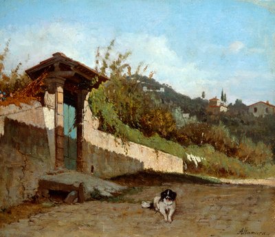 Portique de villa toscane - Saverio Altamura