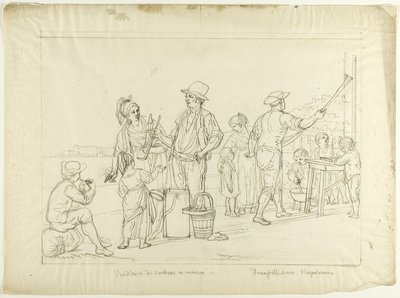 Vendeurs de gelati et de caramelle - Saverio della Gatta