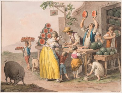 Boutique de pastèques napolitaine - Saverio della Gatta